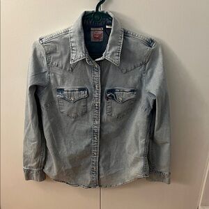 Stylish Light Blue Denim Jacket